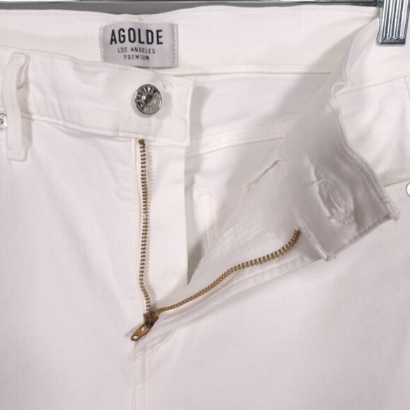 AGOLDE PREMIUM Women's Jeans Size 28 FILTER FREE White USA🇺🇸MADE A018B-799‎ - Picture 10 of 12